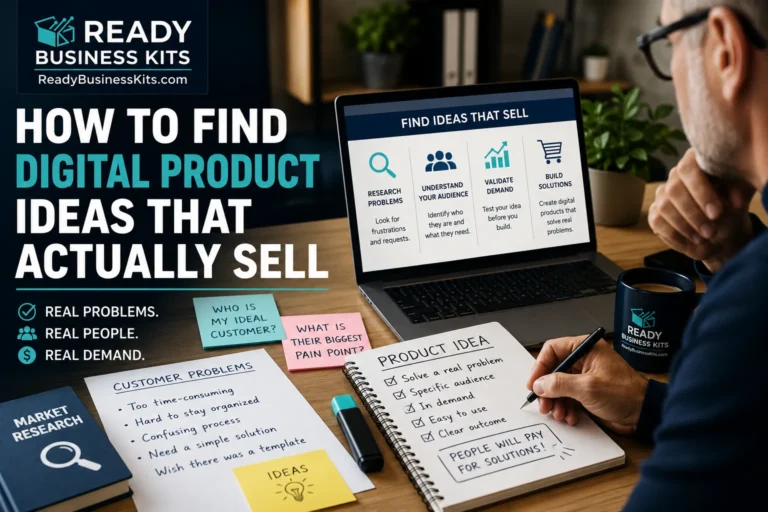 How to Find Digital Product Ideas That Actually Sell