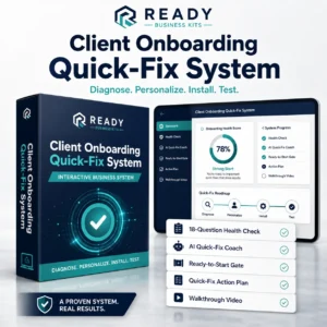 Client Onboarding Checklist for Freelancers